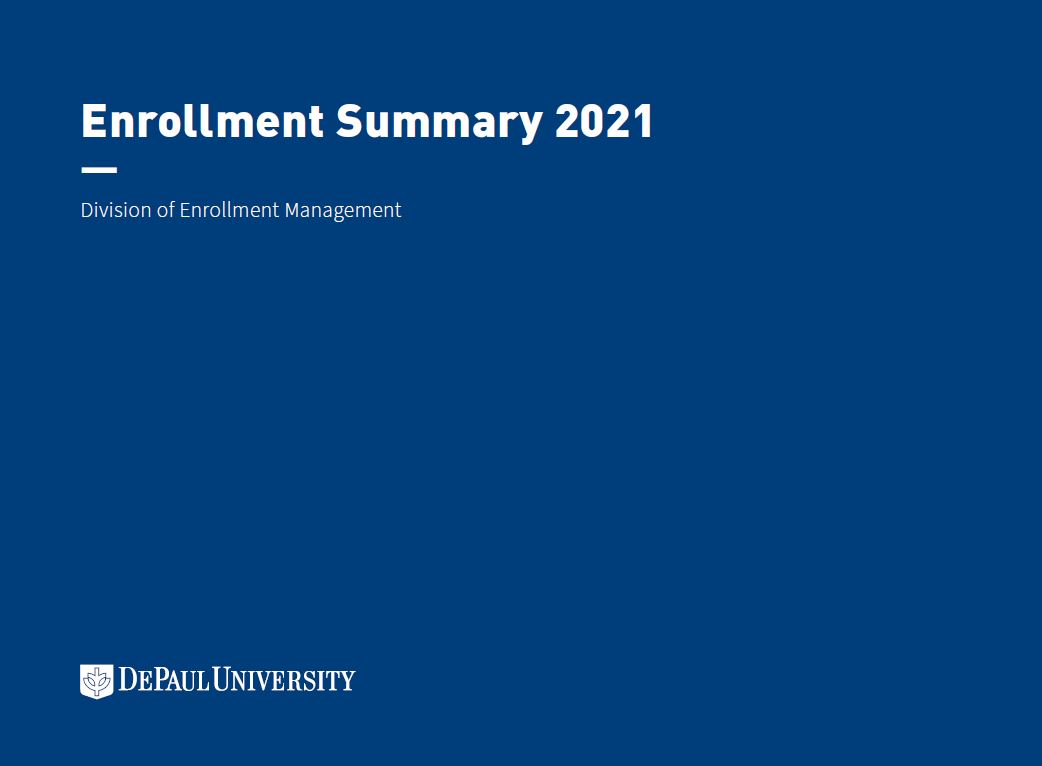 2021 Enrollment Summary Book