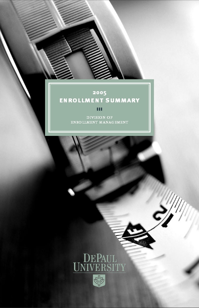 2005 Enrollment Summary Book