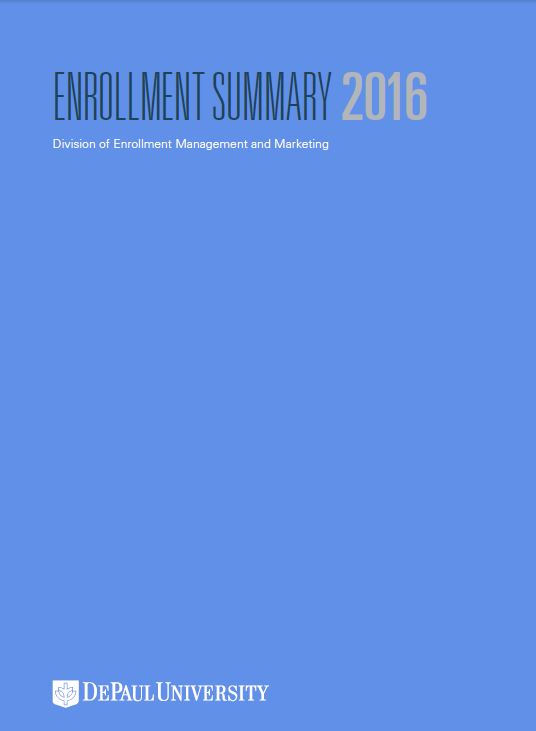 2016 Enrollment Summary Book