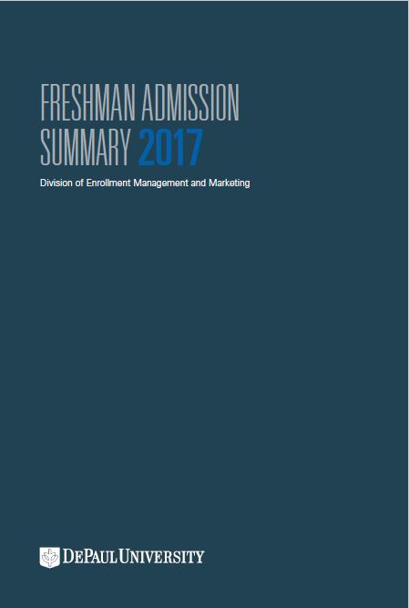 2017 Freshman Admission Summary Book